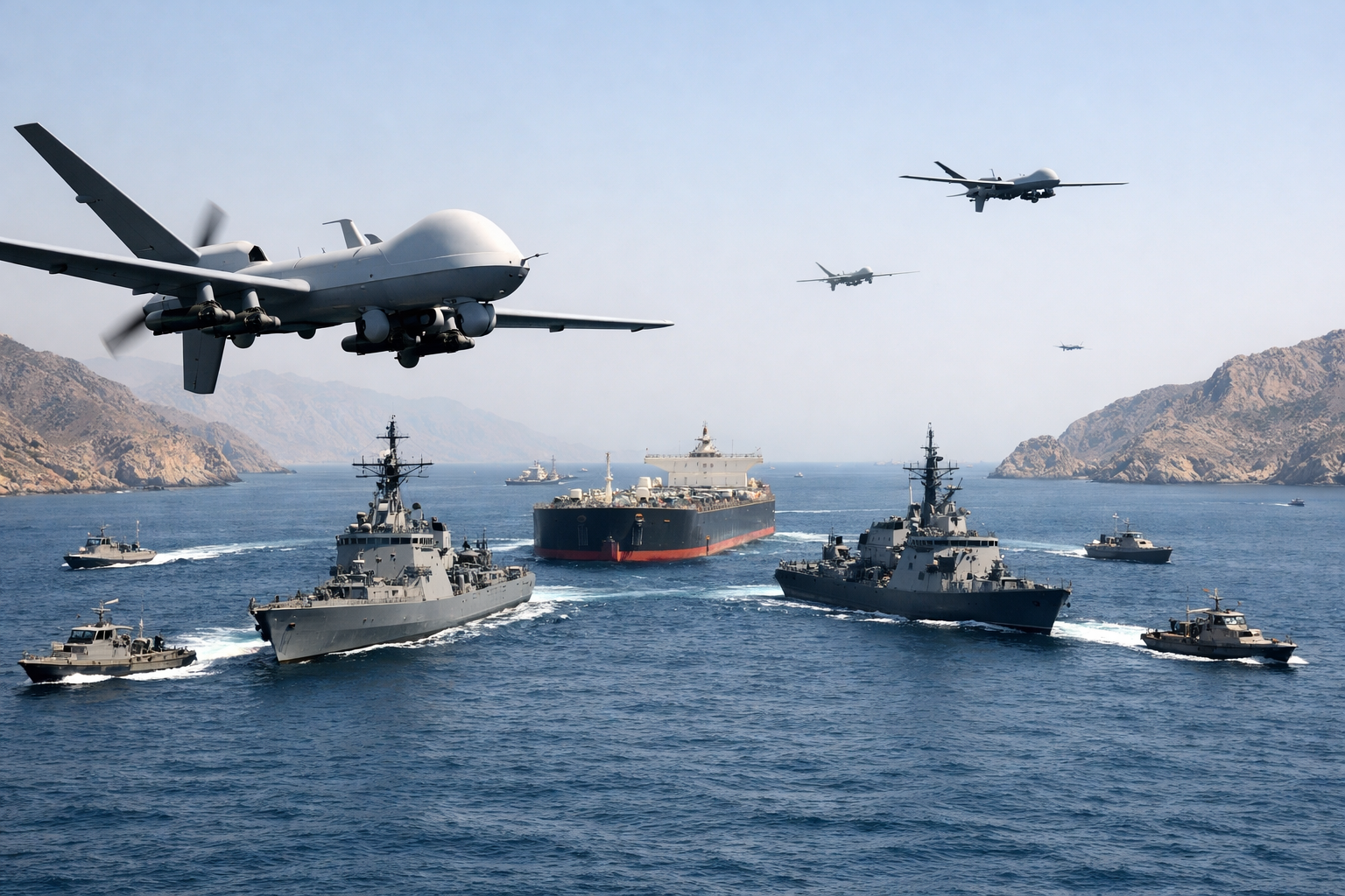 The Strait of Hormuz Is Closed by Drones. AI Was Supposed to Prevent This. What Happened?